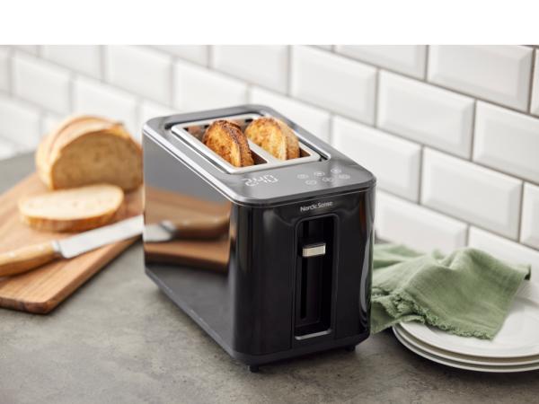 Brødrister Digital 900 watt Sort