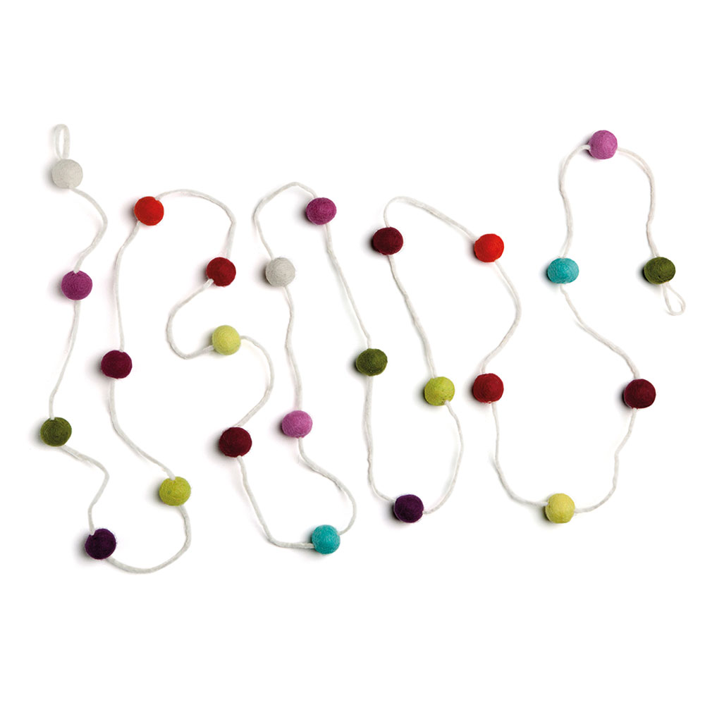 Ball Garland, colorful Ball Garland, colorful