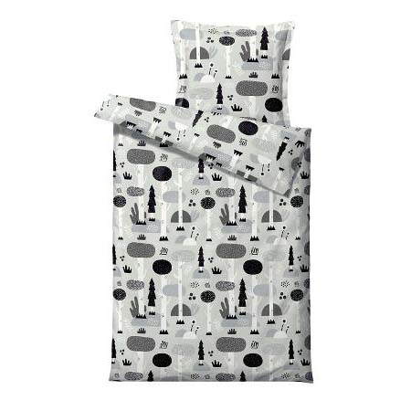 Södahl Magic Forest Sengetøj 70 x 100 cm Sort* Södahl Magic Forest Sengetøj 70 x 100 cm Sort*