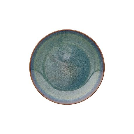 Ceramic Workshop - Mejse frokost tallerken stentøj dark green 1 stk 19,5 cm*