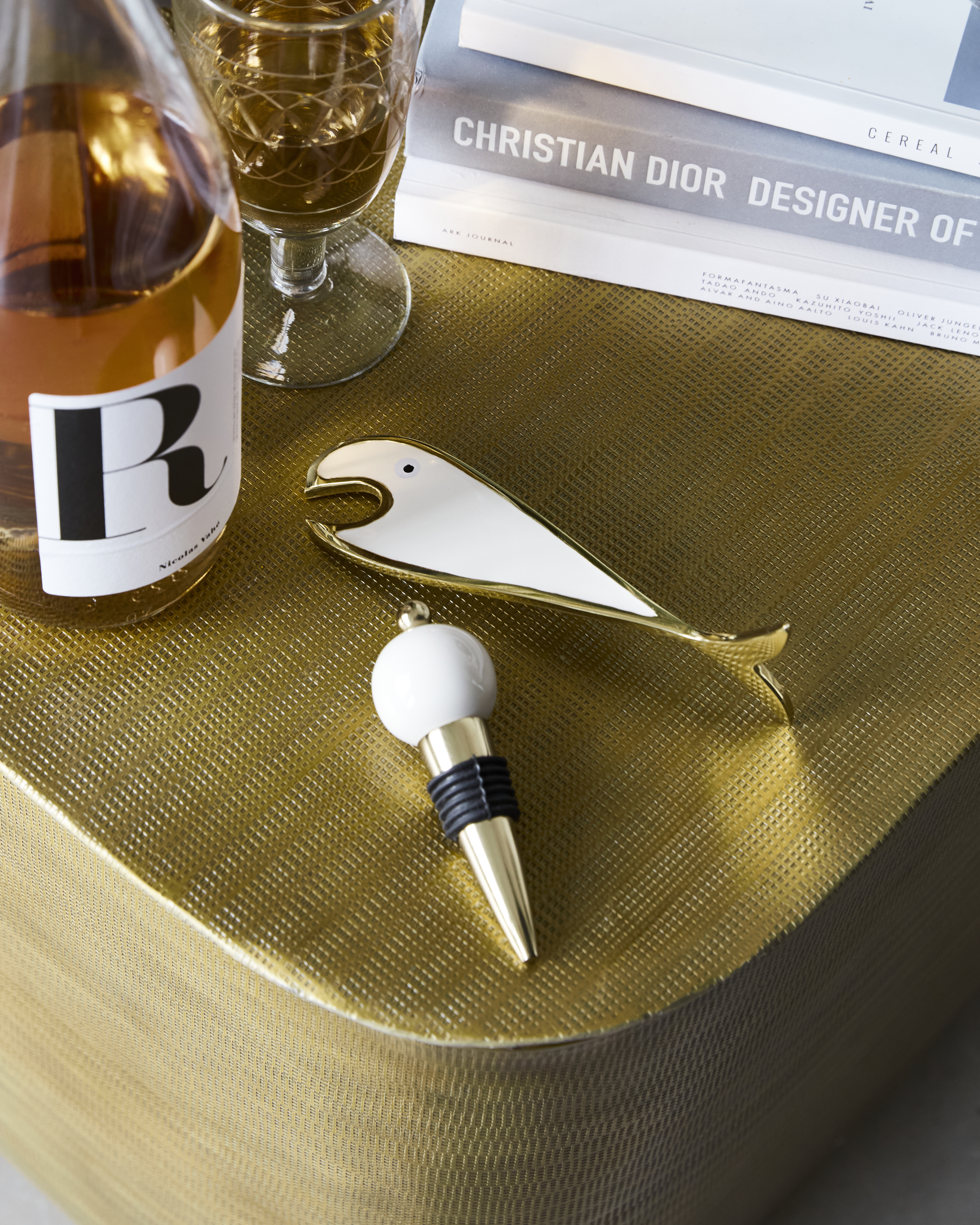 Cocktail Set, Open, Gylden, Sand