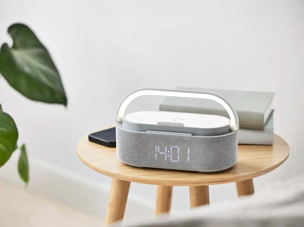 Nordic Sense Vækkeur med lys Lys grå Nordic Sense Vækkeur med lys Lys grå