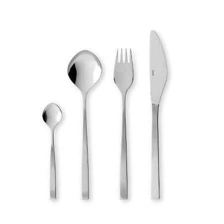 Gense Fuga Bestiksæt 16 dele Mat/Blank stål Gense Fuga Bestiksæt 16 dele Mat/Blank stål