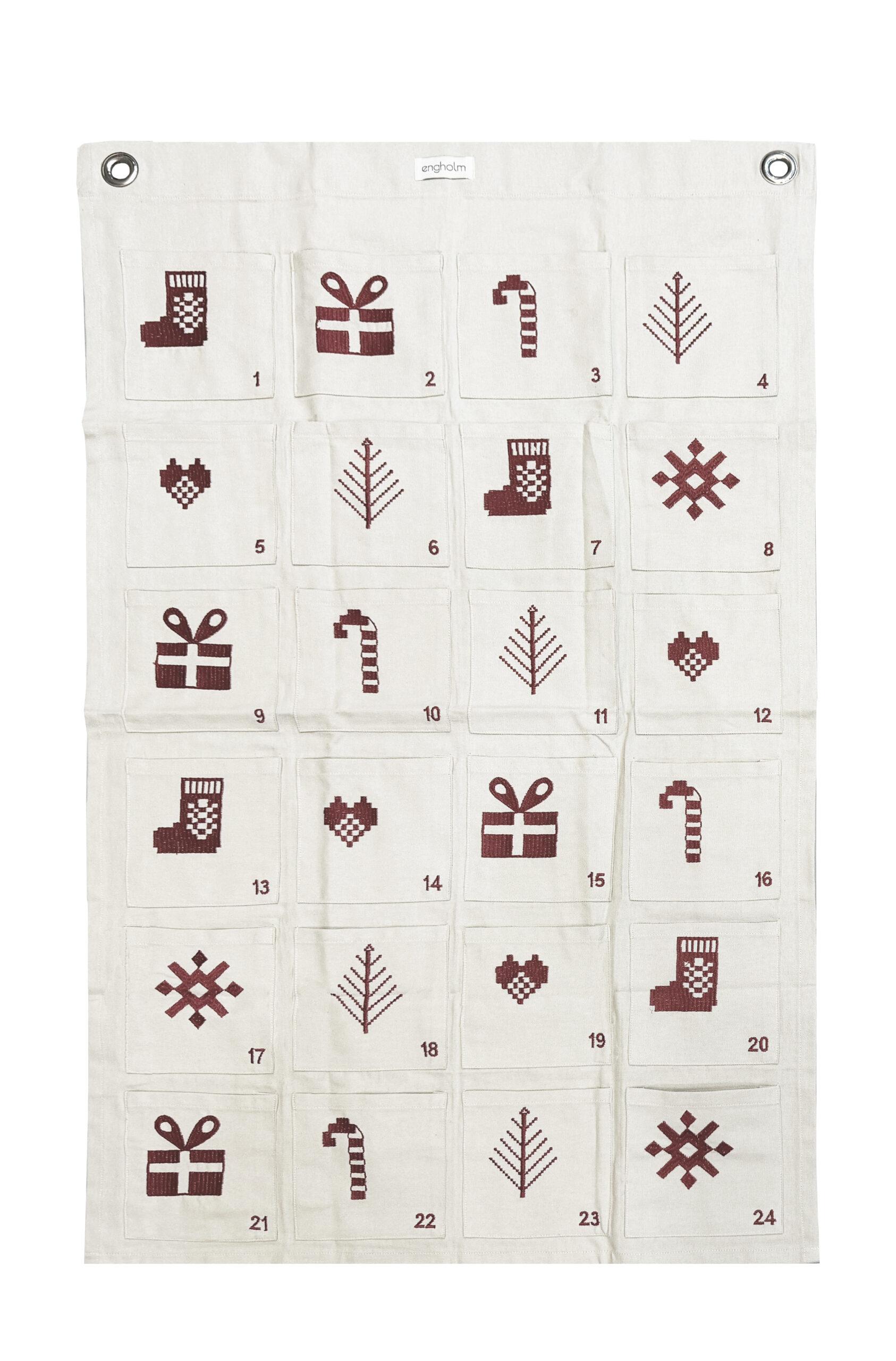 Broderet Julekalender, Julia, Rød