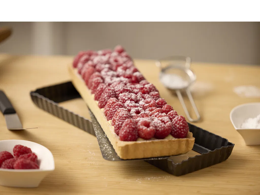 Blomsterbergs Tærteform rektangulær 35 x 11 x 2,6 cm Mørke Grå