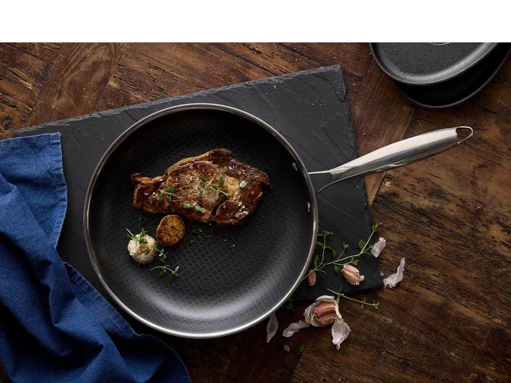 Holm Stegepande Hybrid 3ply 28 cm Rustfrit stål