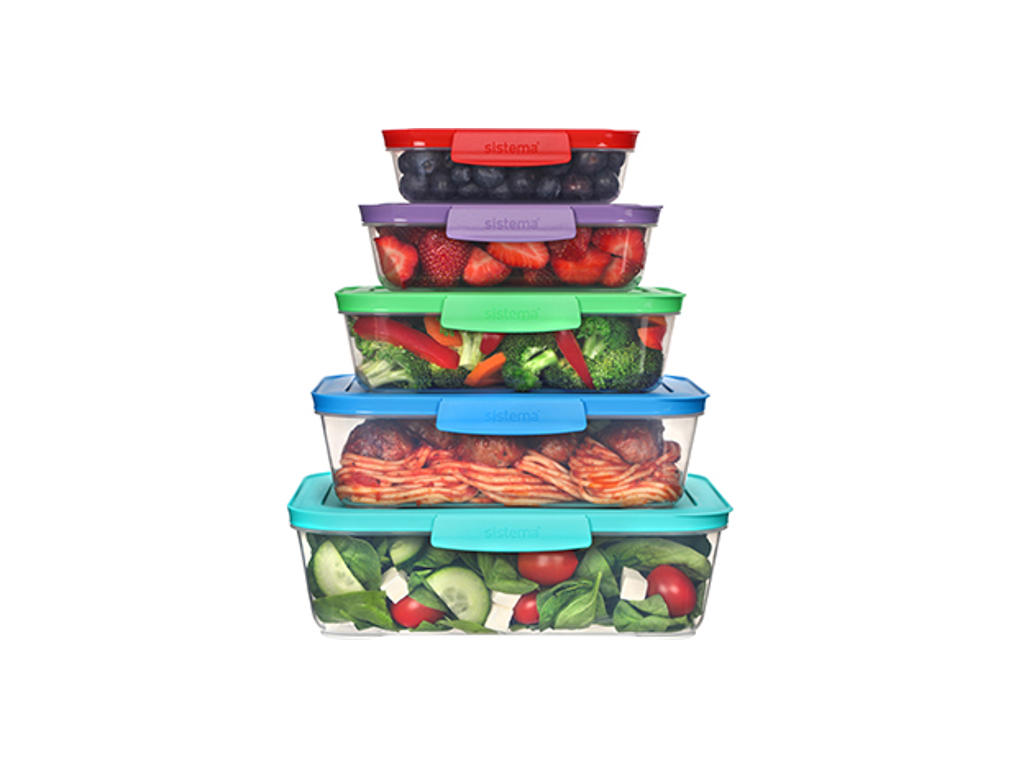 Sistema Nest It 5Pack 1 x 330ml, 1 x 600ml, 1 x 1L, 1 x 1.5L, 1 x 2.3L
