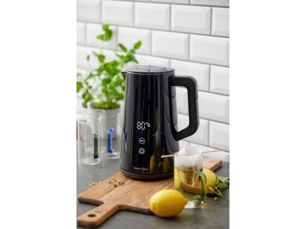 Elkedel Digital 1,5 liter 1800 watt Sort