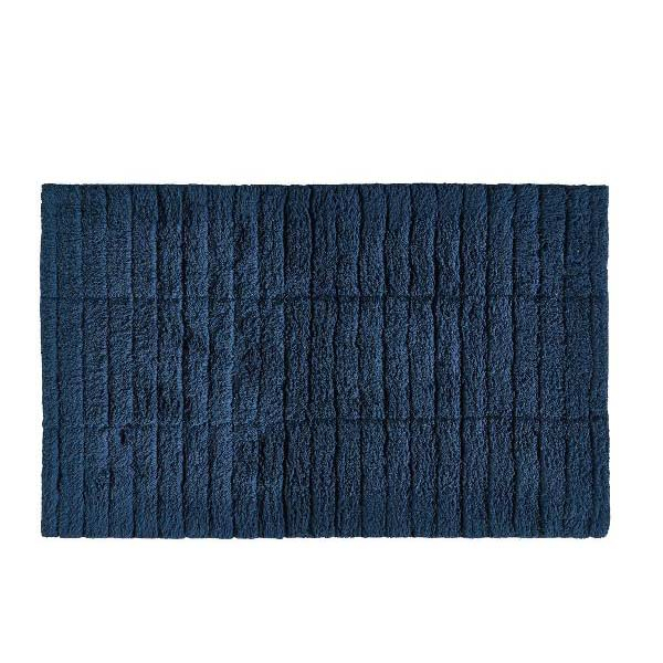 Zone Tiles Bademåtte 80 x 50 cm Mørke blå