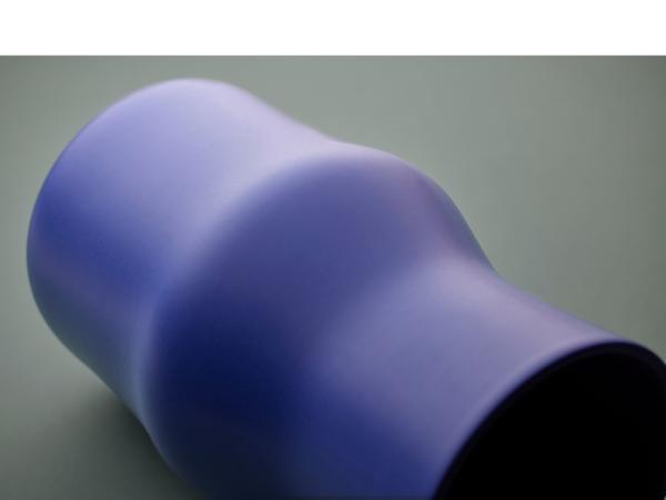 Vase Dorotea 17 x 28 cm Iris Blue Keramik