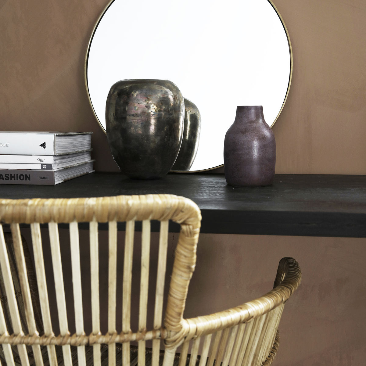 Etnik Vase, H 14 cm, rød/lilla* Etnik Vase, H 14 cm, rød/lilla*