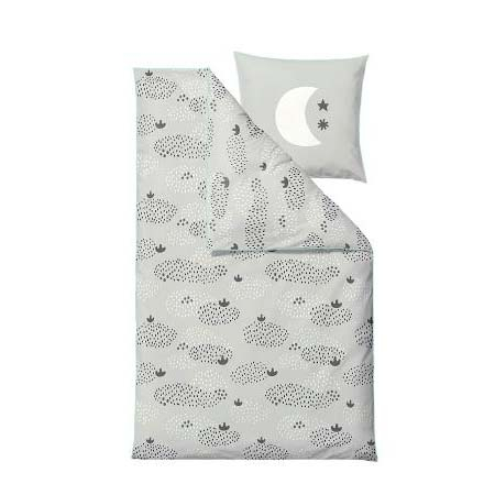 Södahl Raindrops Sengetøj 140 x 200 cm Sort* Södahl Raindrops Sengetøj 140 x 200 cm Sort*