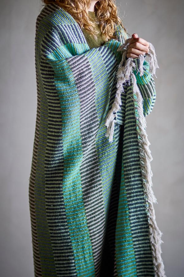 Isnel Plaid, L160xB130 cm, Blå