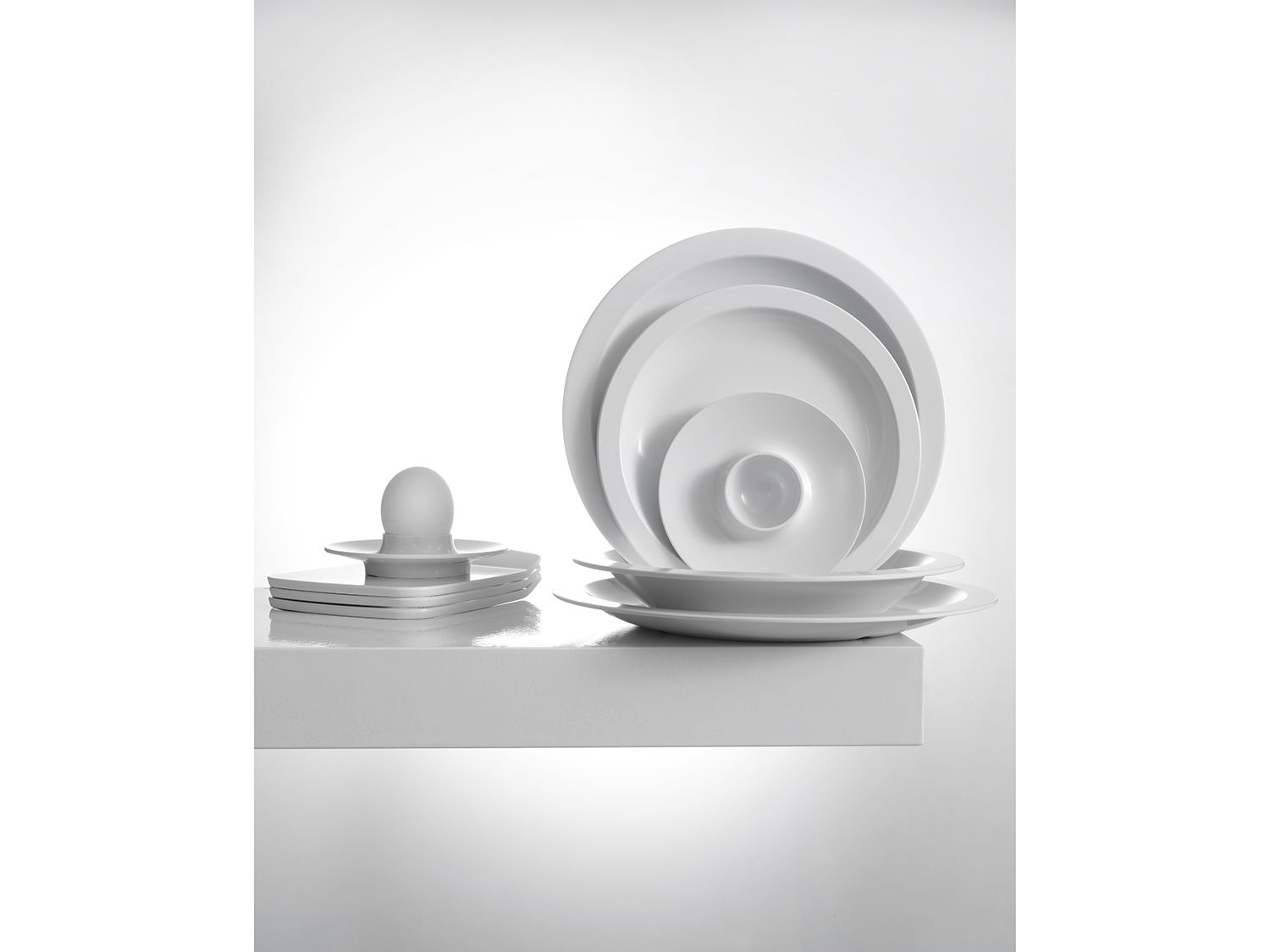 Rosti Hamlet Dyb tallerken 21 cm Hvid