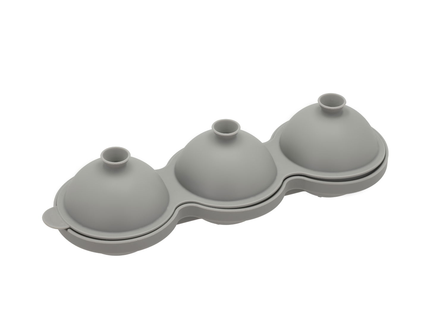 Iskugleform 24 x 8 x 6,5 cm Grå Silikone