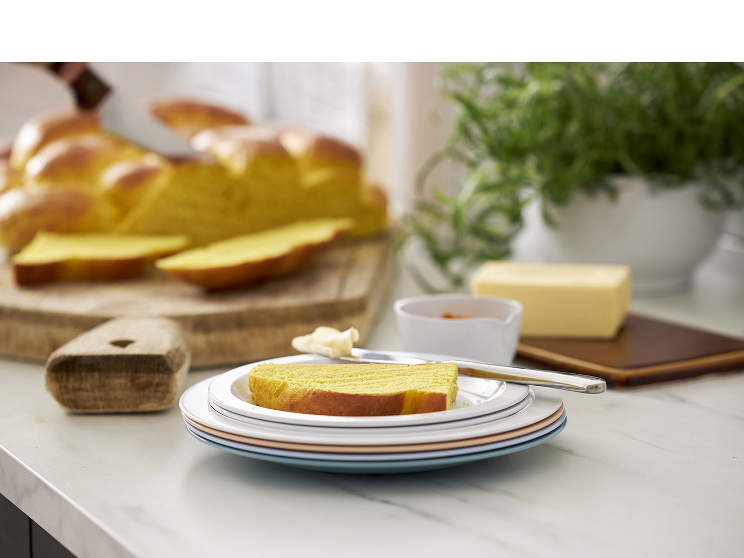 Rosti Hamlet Frokosttallerken 21 cm Hvid