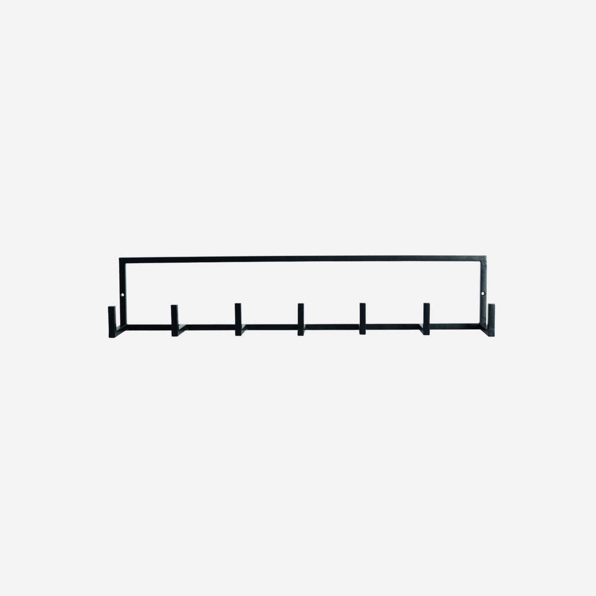 Knagerække, Rack, L 60 cm, sort