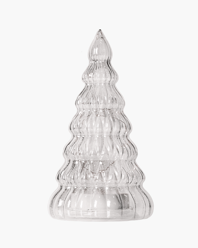 Lucy Træ H23,5cm, Klar/Hvid, 15LED