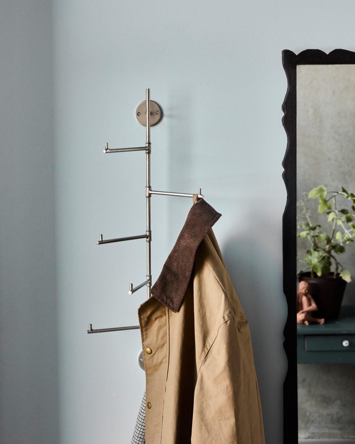 Knagerække, Flex, Sølv finish