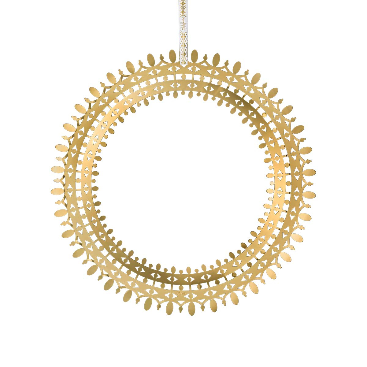 Wiinblad Christmas Julekrans forgyldt 25cm* Wiinblad Christmas Julekrans forgyldt 25cm*