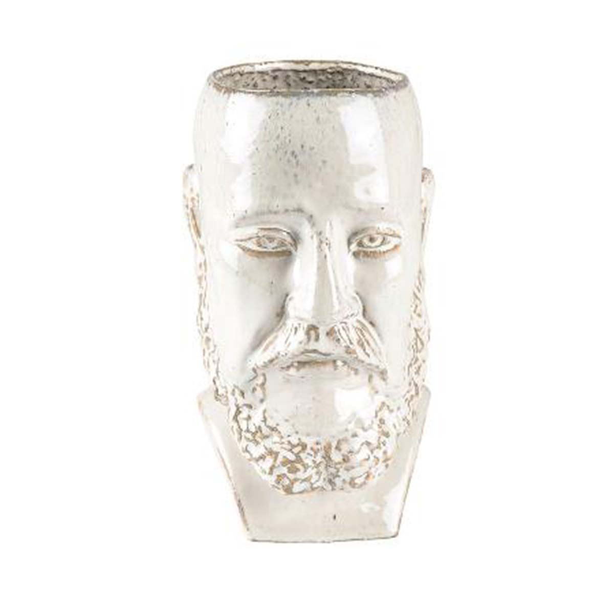 Villa Collection Calvi Vase/skjuler 26 cm Hvid
