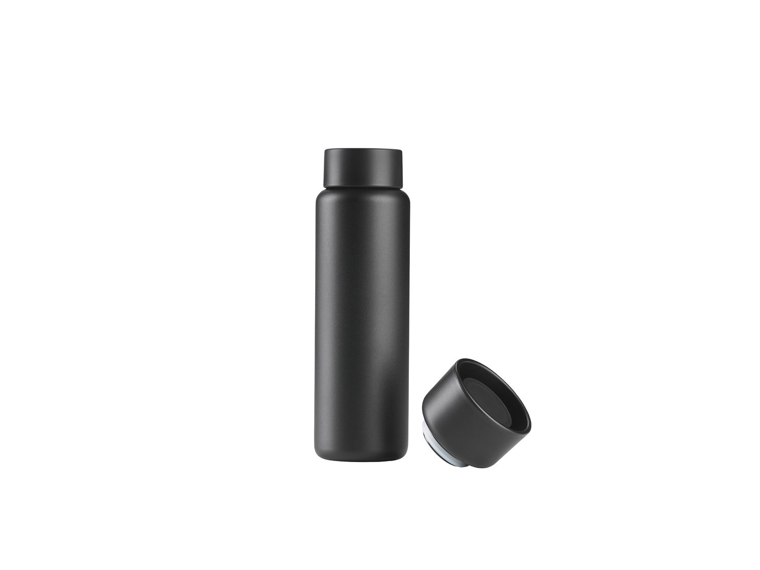 Zone Singles Termokop med to låg 650 ml Sort