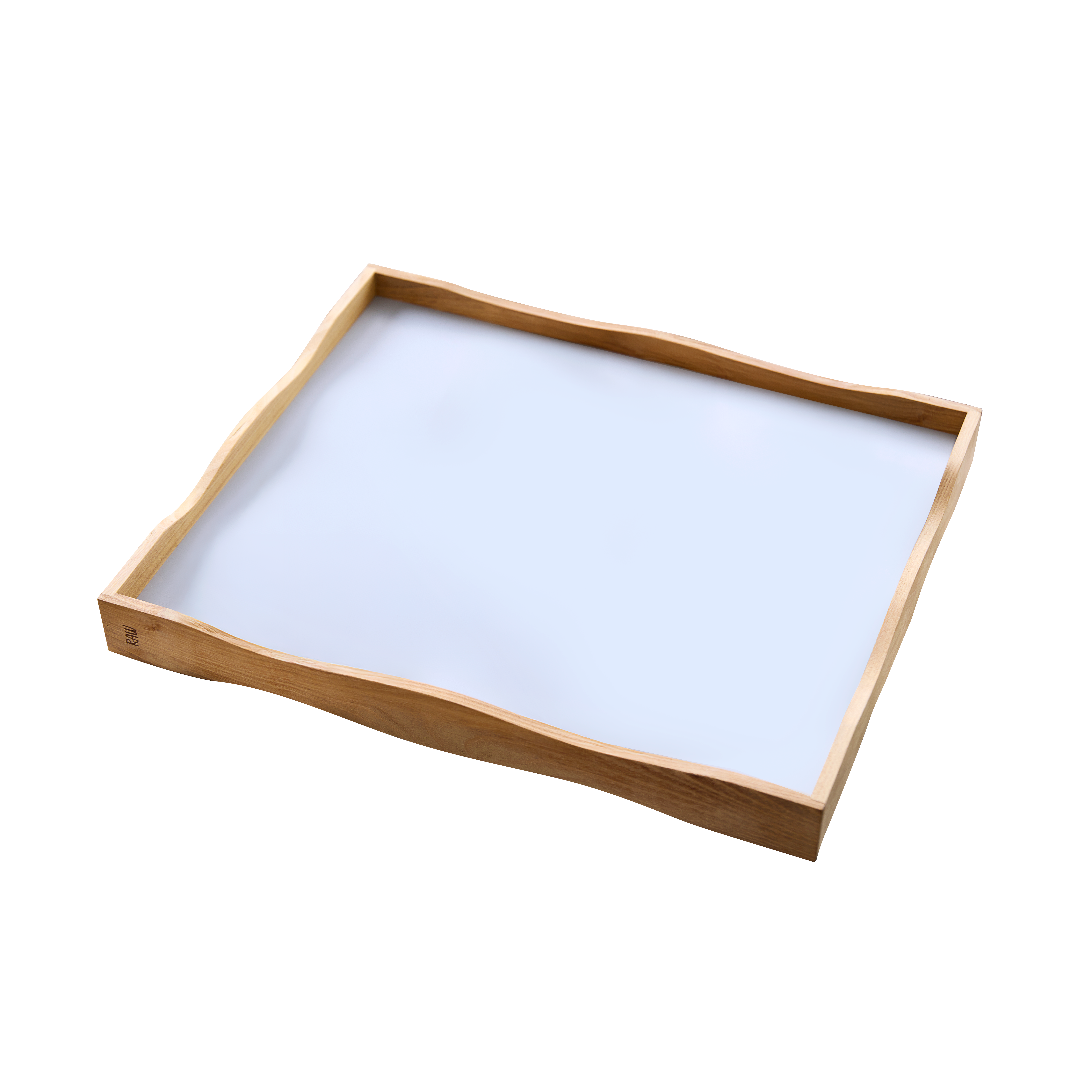 RAW Teak - bakke vendbar 45x38x4,5 cm. tykkelse 0,9 cm