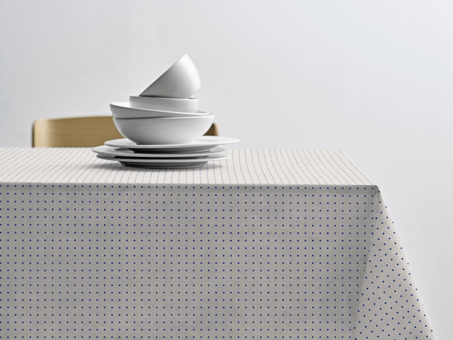 Södahl Petit Akryldug m. antislip 140 cm, Royal Blue - i metermål