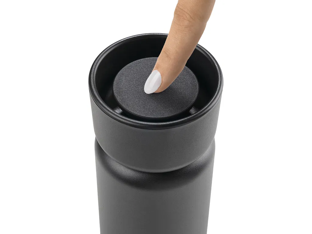 Zone Singles Termokop med to låg 400 ml Sort