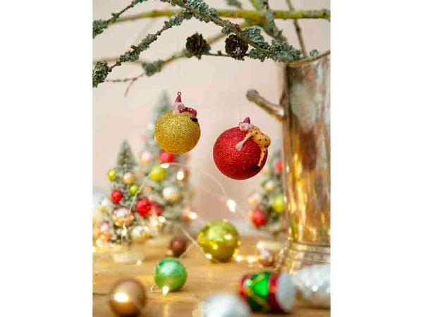 Medusa-Copenhagen Figur Julekugle Dia 5 cm Guld Medusa-Copenhagen Figur Julekugle Dia 5 cm Guld