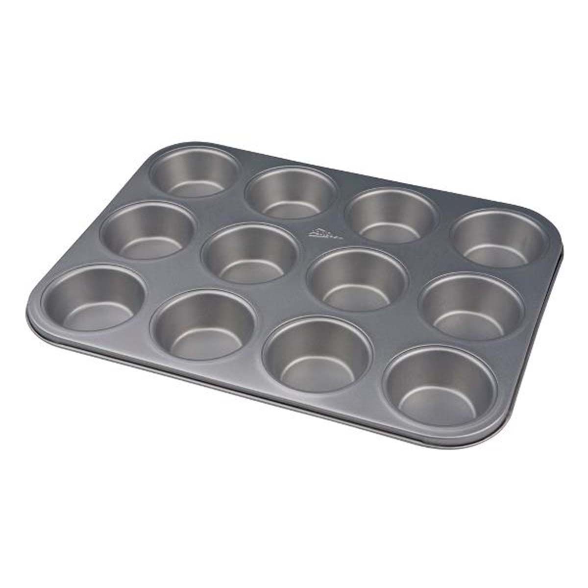 Patisse Silvertop Muffinform til 12 stk. 35 cm Sølv* Patisse Silvertop Muffinform til 12 stk. 35 cm Sølv*