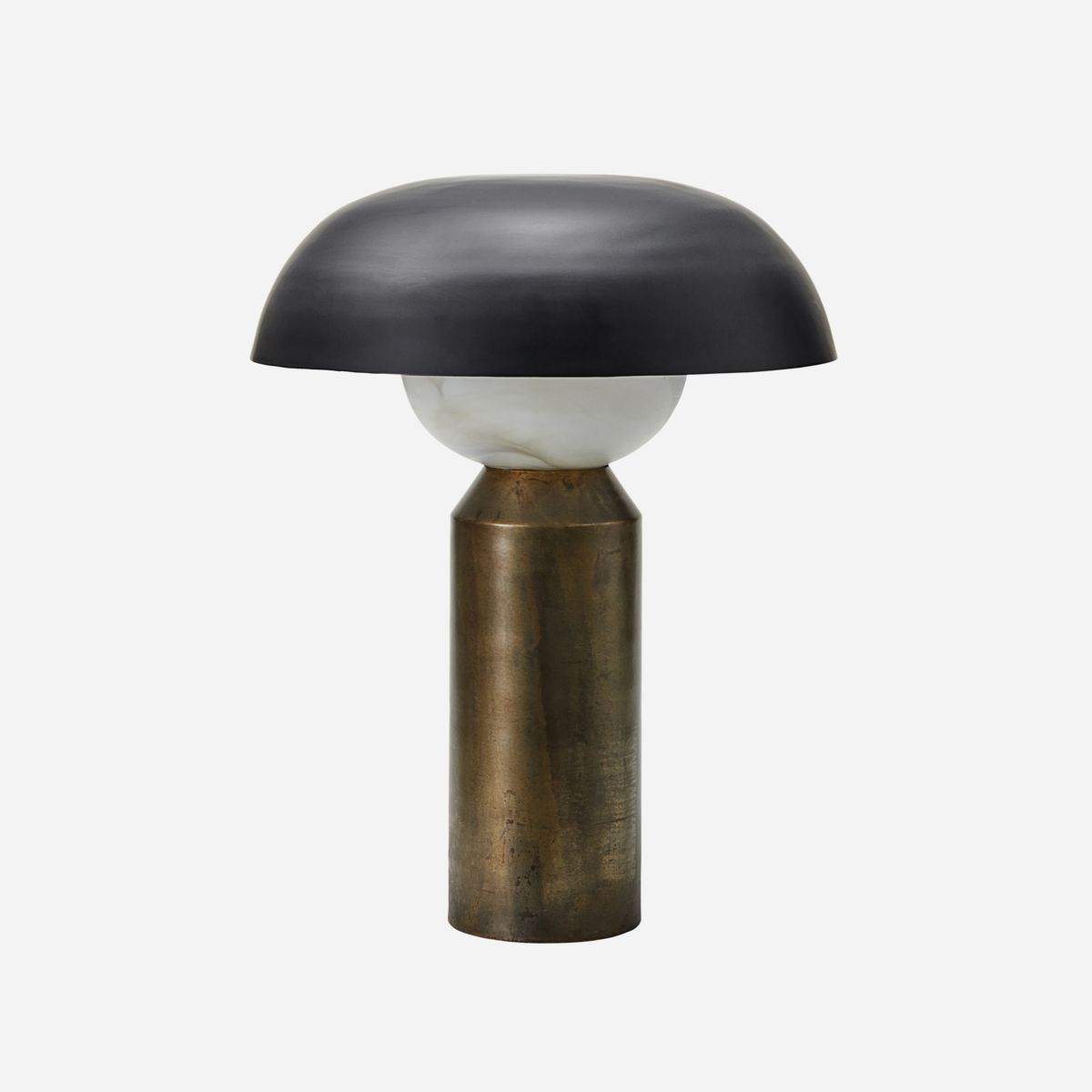 Bordlampe, Big fellow, Antik messing fin Bordlampe, Big fellow, Antik messing fin