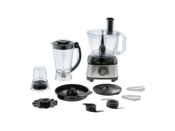 Nordic Sense Foodprocessor 3 liter 1000 watt Stål/Sort