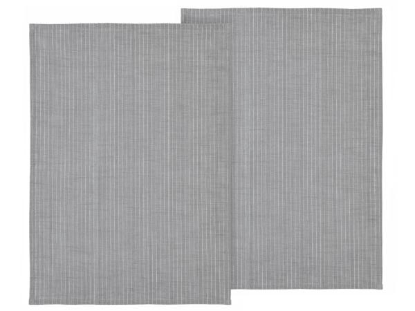 Södahl organic Line Viskestykke 50 x 70 cm 2 stk. Stone Grey
