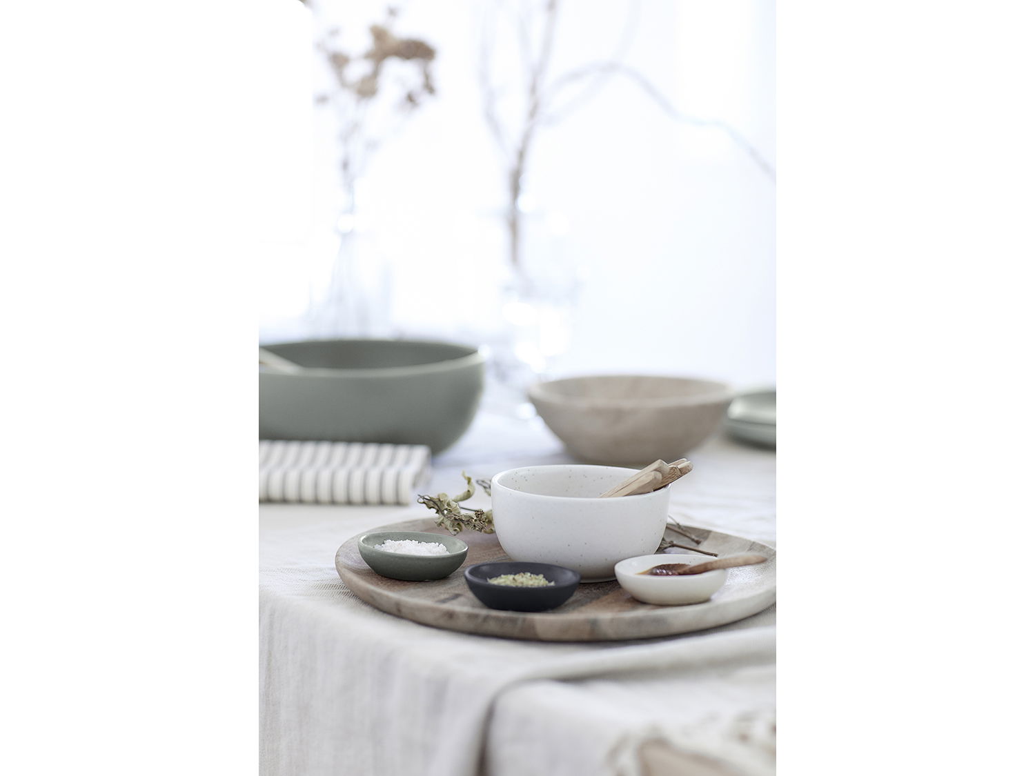 Smørportionsskål Pacifica 7,2 cm Seed grey Keramik