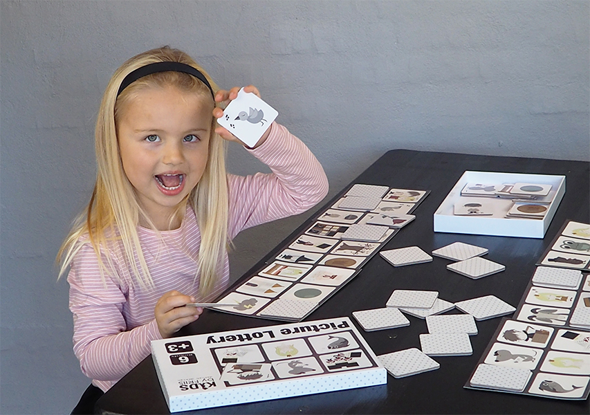 Billedlotteri, 6 plader og 36 brikker, Eventyr Billedlotteri, 6 plader og 36 brikker, Eventyr