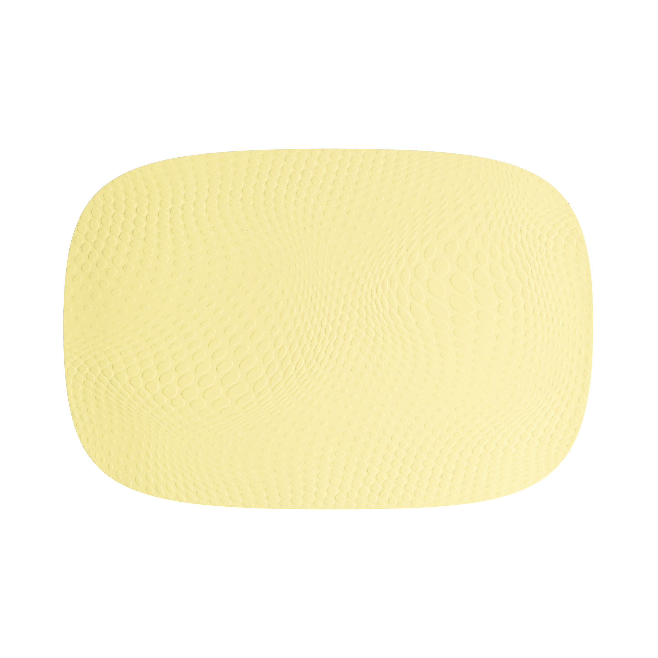 Karim Rashid - recycled læder dækkeserviet lemon, 1 stk. 
