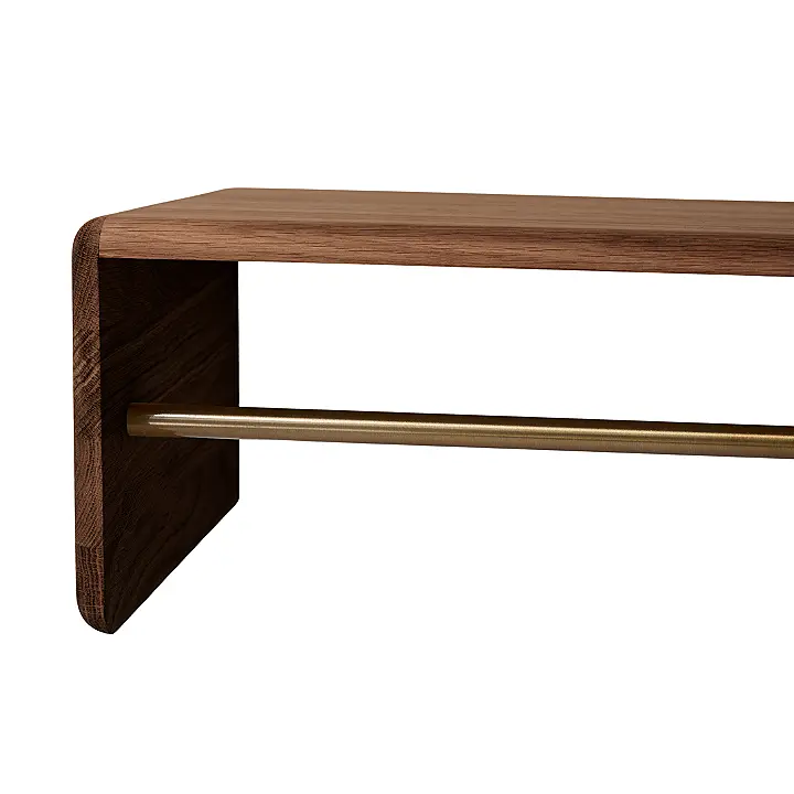 Level Multihylde - Røget, L55xD30xH20 cm - 100% Massiv Eg - Røget Olie