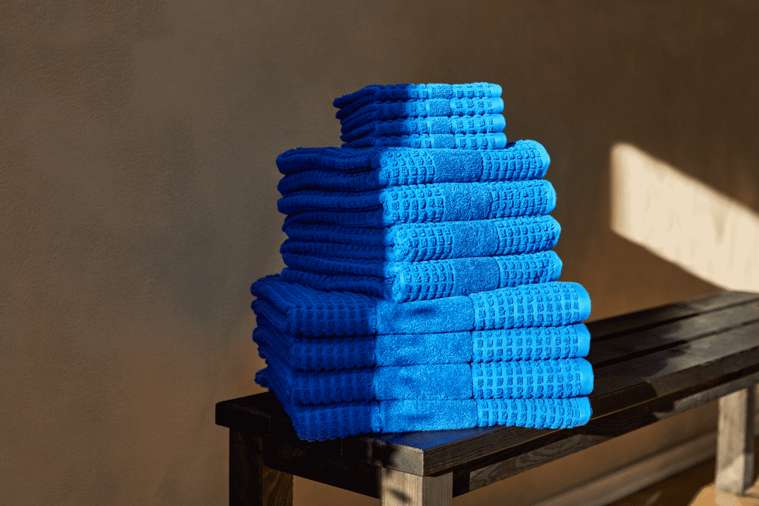 Check Håndklæde 50x100 cm blå