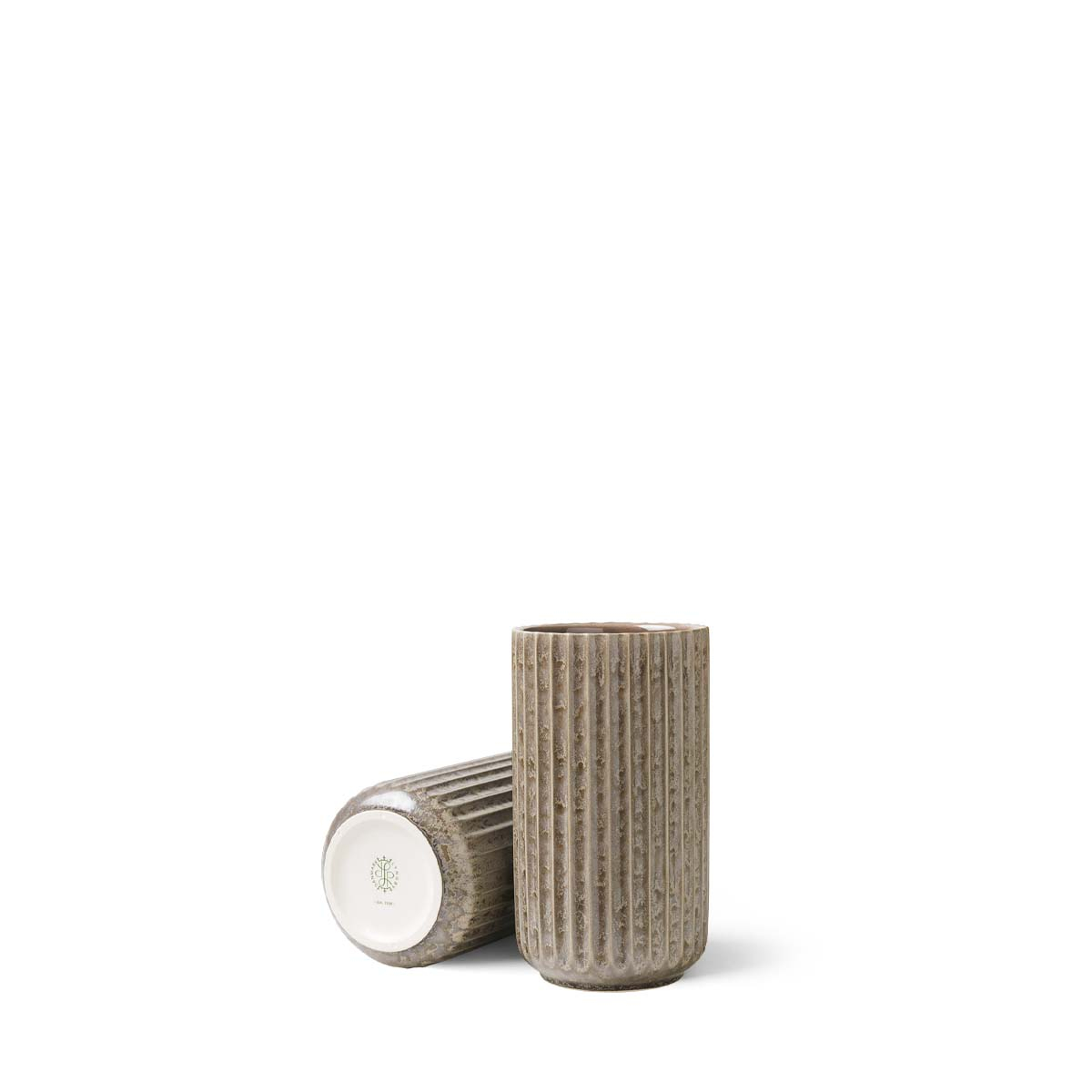 Lyngby Radiance Vase H15 grå fajance* Lyngby Radiance Vase H15 grå fajance*