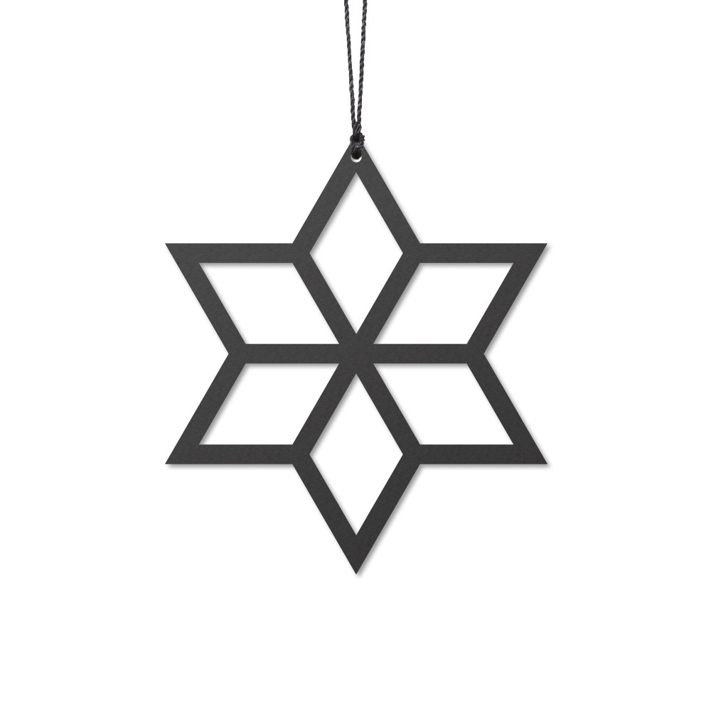 Felius, Stjerne kanter, sort 2 stk. Felius, Stjerne kanter, sort 2 stk.