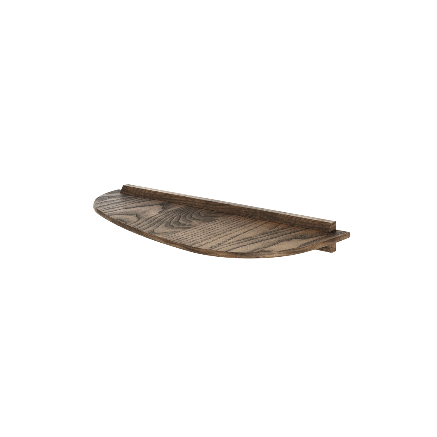 Shelf 2 - Røget, L59xD25 cm - 100% Massiv Ask - Røget Olie
