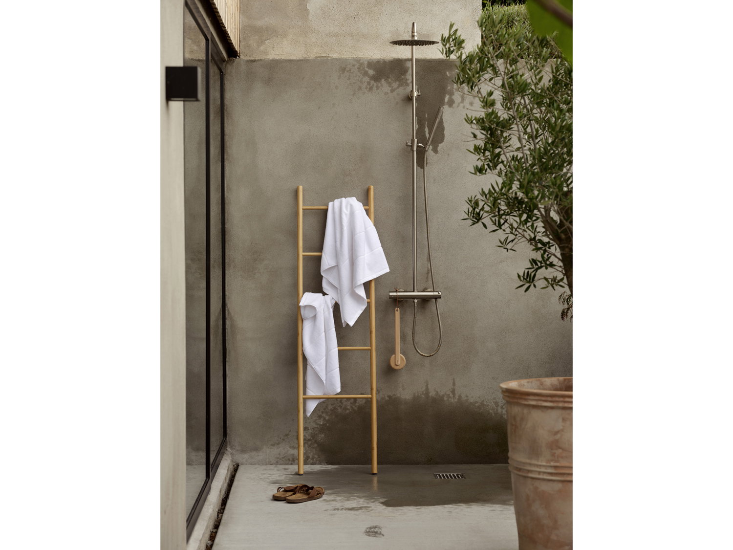 Badehåndklæde Sauna 70x140 White