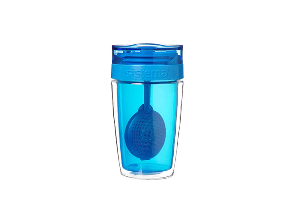 Sistema Tea To Go, 370 ml, Blå