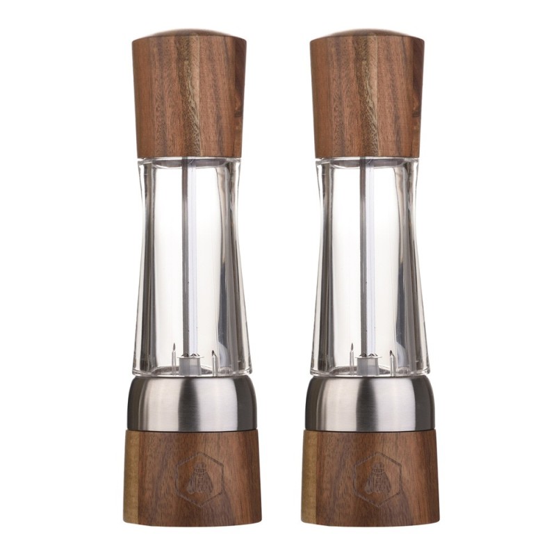 Laguiole Salt- & Peberkværn Acacia Ceramic Sæt