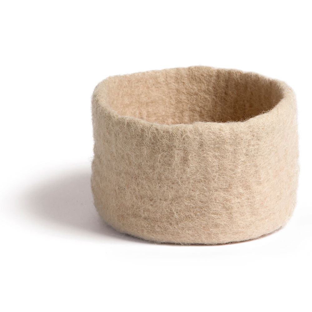 Bowl, Beige, Medium Bowl, Beige, Medium