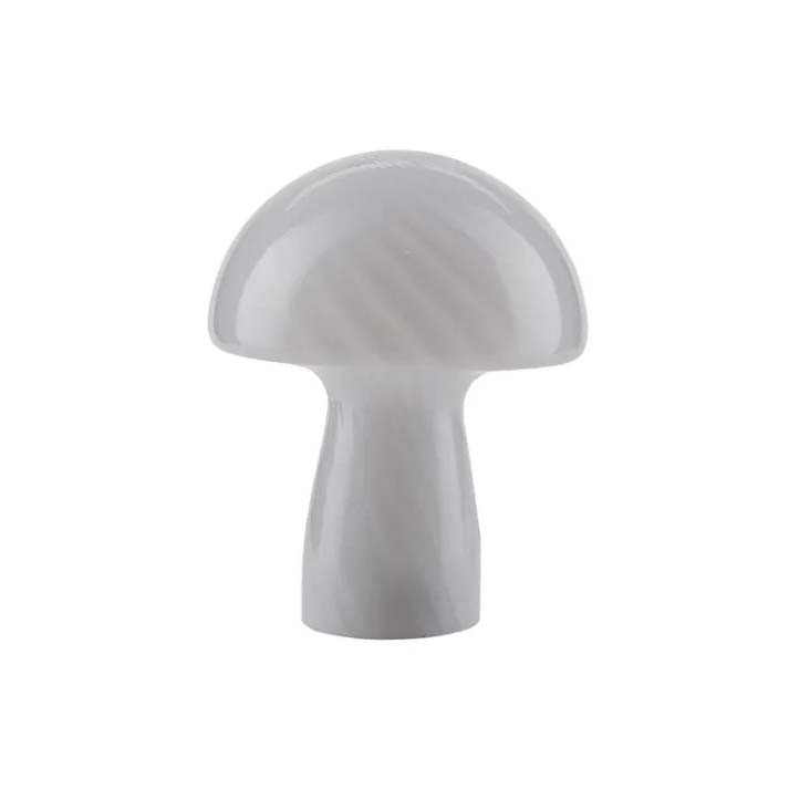 Mushroom Lampe, S, hvid/grå *