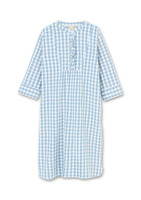 Bæk&Bølge Sonja dress XS lys blå/hvid