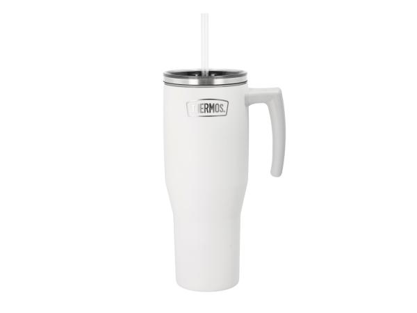 Termokrus med hank 1,1 liter Mat hvid