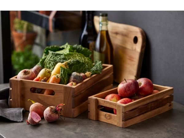 HOLM Kassesæt 2 stk Akacietræ HOLM Kassesæt 2 stk Akacietræ